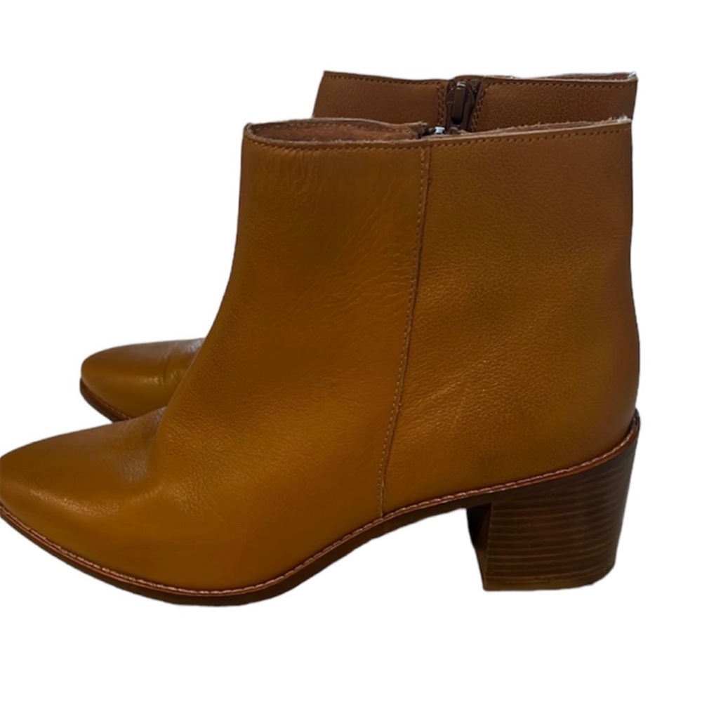 Seychelles Tan Leather Ankle Booties - Picture 2 of 7
